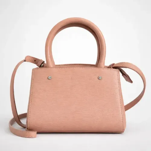 Bolsa Tote Arezzo Bella Bege em Couro Legítimo