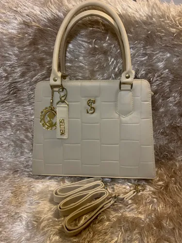 SELTEN - Bolsa LUXO Bege/Off White