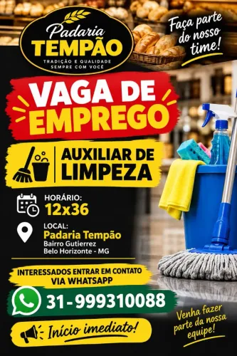 Auxiliar de Limpeza / Balconista