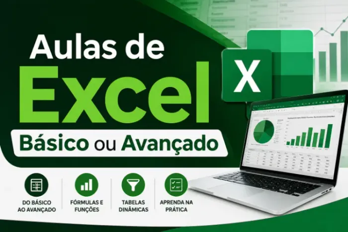 Aulas de Excel Básico ou Avançado