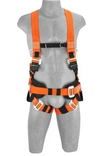 CINTO PARAQUEDISTA INTEGRAL PROTEÇÃO ABDOMINAL FACINTOS CA:37126 NACIONAL FERRAMENTAS.