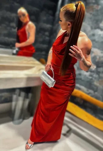 Vestido Gala frente única