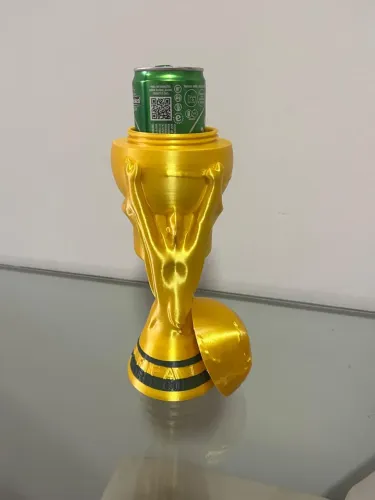 Porta latinha taça copa do mundo 