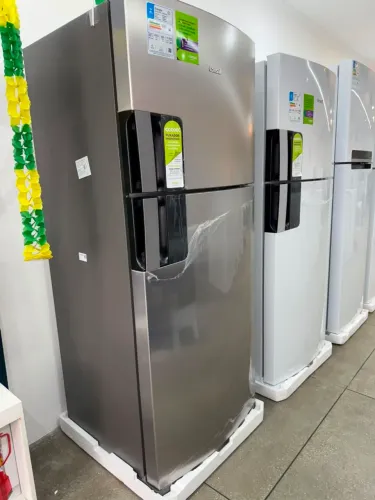 Geladeira Consul 410L Frost Free inox Nova