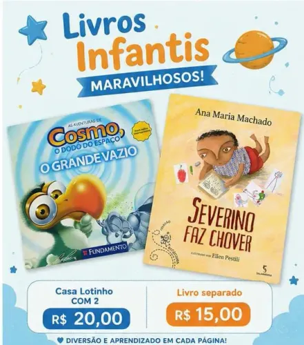 Livros infantis e revistinhas