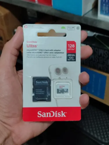 Cartão micro sd 128gb ultra da sandisk de alta qualidade e rápido Pronta Entrega