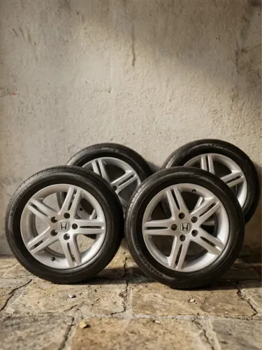 Rodas Civic Aro 16 C/ Pneus Dunlop