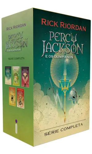 Box Percy Jackson e os olimpianos Nova edição de Rick Riordan Editora Intrínseca capa mole