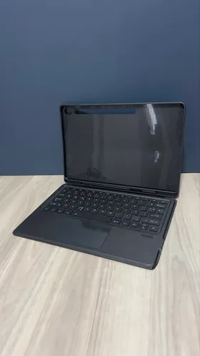 capa com teclado samsung galaxy tab s10 fe+ novo importado
