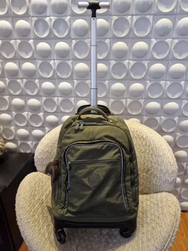 MOCHILA KIPLING VERDE MILITAR