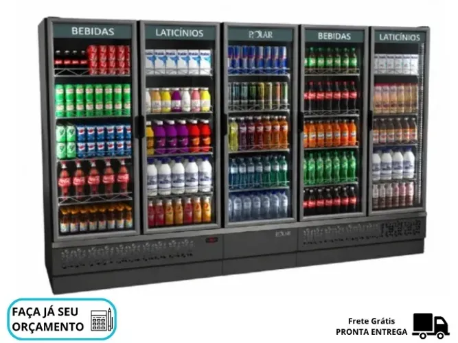 Refrigerador de Bebidas 5 Portas Polar 220V