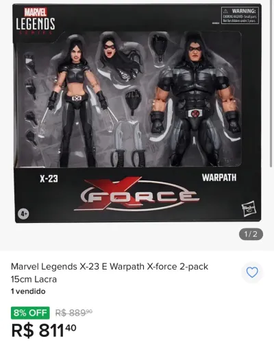 Marvel Legends X-23 & Warpath (X-Force)