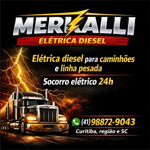 Elétrica automotiva para caminhões. 