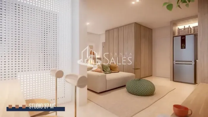 STUDIO AMPLO e MODERNO C/ VAGA - LANÇAMENTO NO CORAÇÃO DA VILA MARIANA