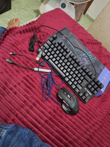Vendo teclado e mouse + adaptadores