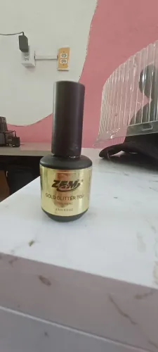 Zem Gold Glitter Top Coat