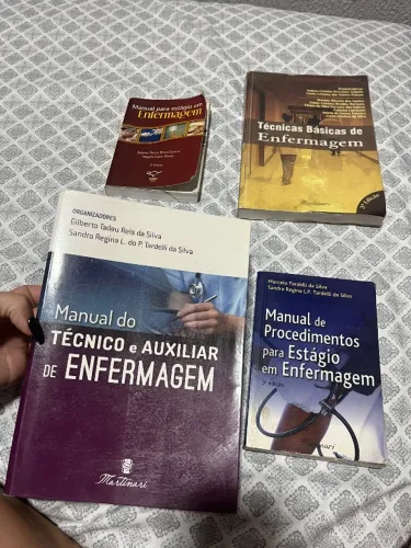 Manuais para procedimentos de enfermagem