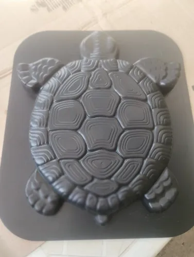 Forma decoração molde Pisante Jardim Tartaruga 3d