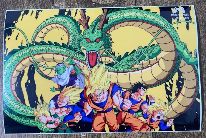 Plotagem Dragon Ball P/ Ps2 Slim 70 e 90 Mil