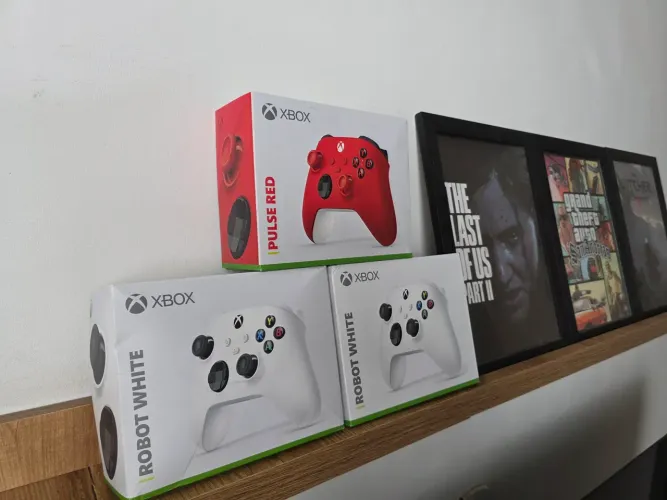 Controle xbox one xbox series original [lacrado + nota fiscal]