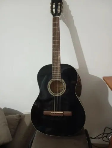 Violão Giannini GCX-15BK + Capa + Afinador + Palhetas