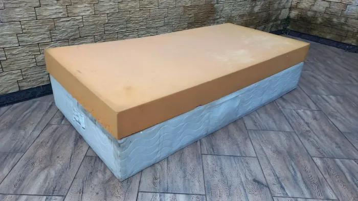 Entrego: Cama Box Solteiro com Colchaob100% Espuma
