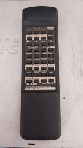 Controle Remoto Para Som Sharp Antigo Rrmcg0002awsa #
