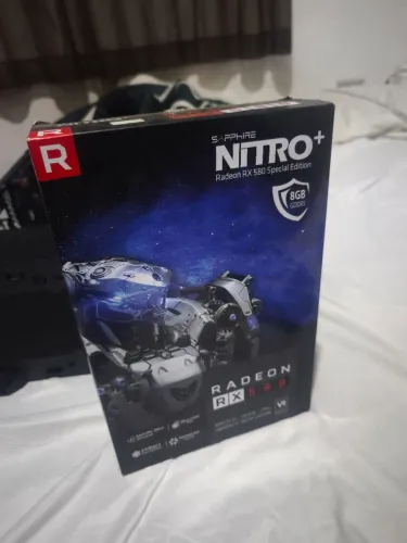 Sapphire Nitro+ RX 580 8GB Special Edition - Modelo Premium | Na Caixa!