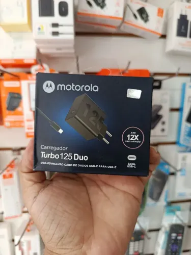Carregador Motorola 125w tipo C - entrega em slz e região