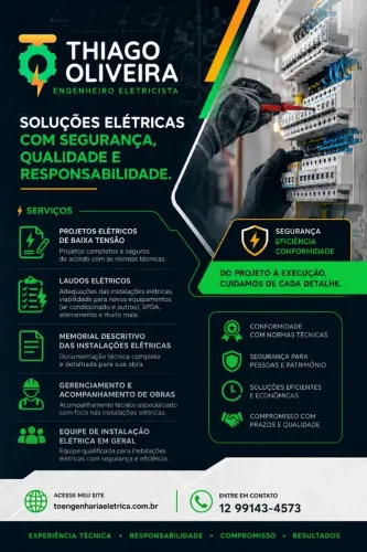 Serviços de Engenharia Eletrica - Instalação - Eletricista