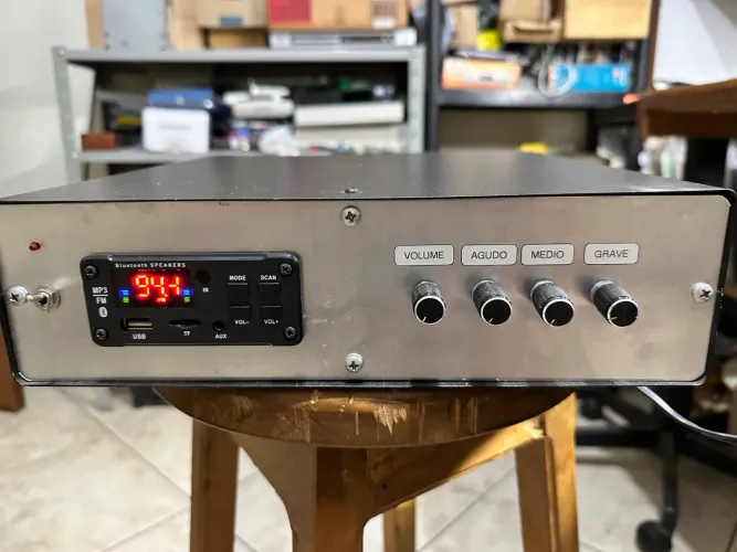 Amplificador de som com módulo