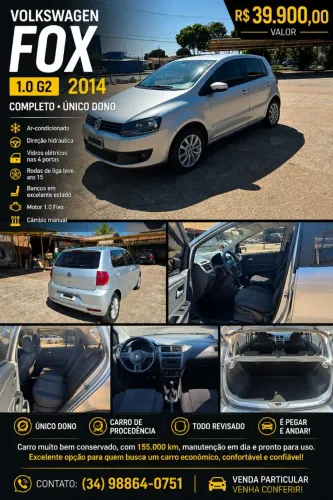 Volkswagen Fox 1.0 MI Total Flex 8V 5P 2014