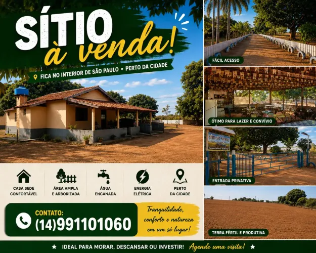 Sítio próximo da Cidade