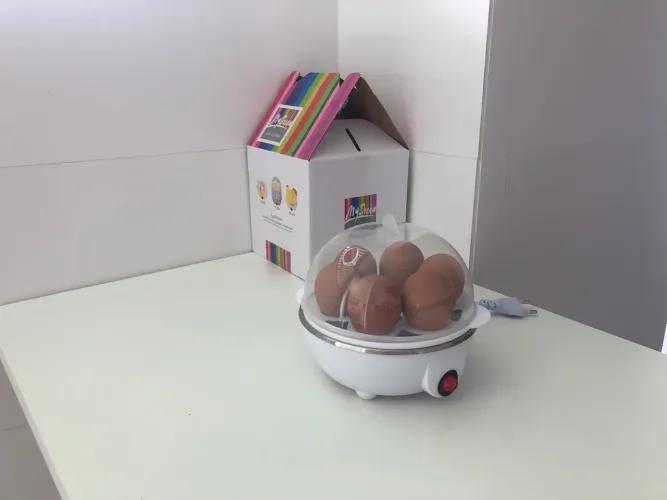 Aparelho para cozinhar ovos a vapor automático