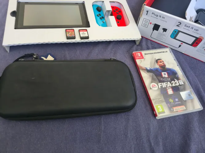 Nintendo switch V2 com jogos físicos