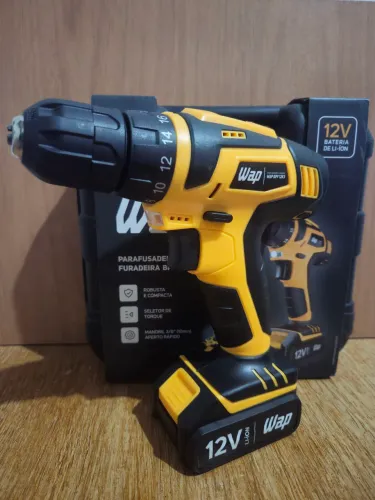 Furadeira e parafusadeira wap 12v Nova