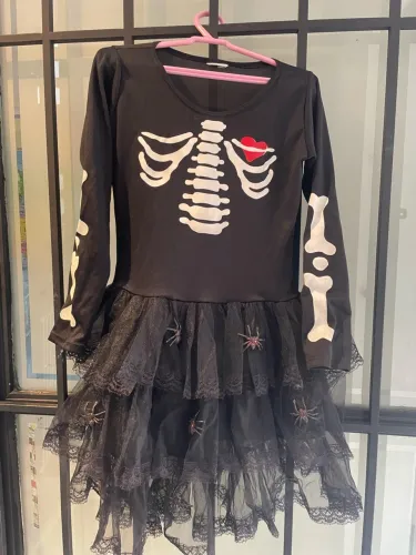 Vestido/ fantasia caveira