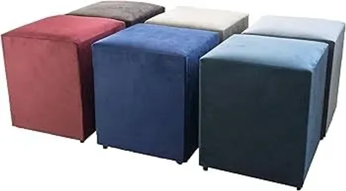 Puff quadrado 40x40 cores a escolher 