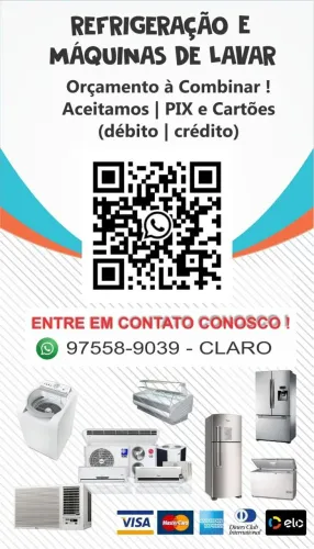 Refrigeração e Máquina de lavar