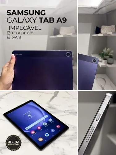 Tablet Samsung Galaxy Tab A9+ Plus 64GB Wi-Fi Tela 11 Polegadas - Perfeito
