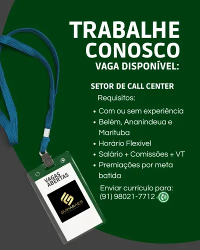 VAGA PARA VENDEDOR DE LOJA