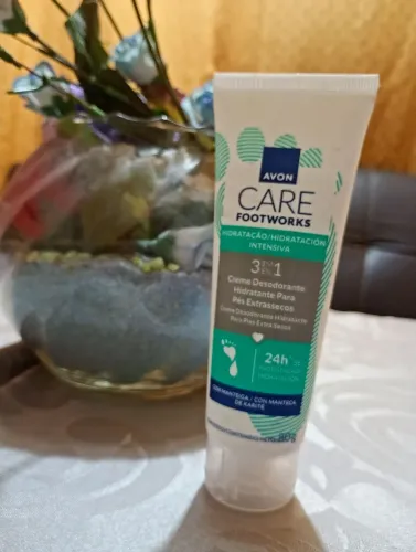 Creme hidratante para os pés 