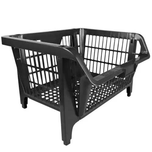 Cesto Plástico Empilhável Pequeno