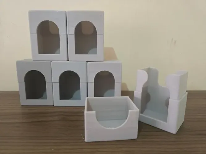 Lote de deck box impressas em 3D - leia o anúncio