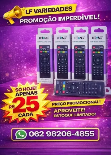 CONTROLE DE TV BOX