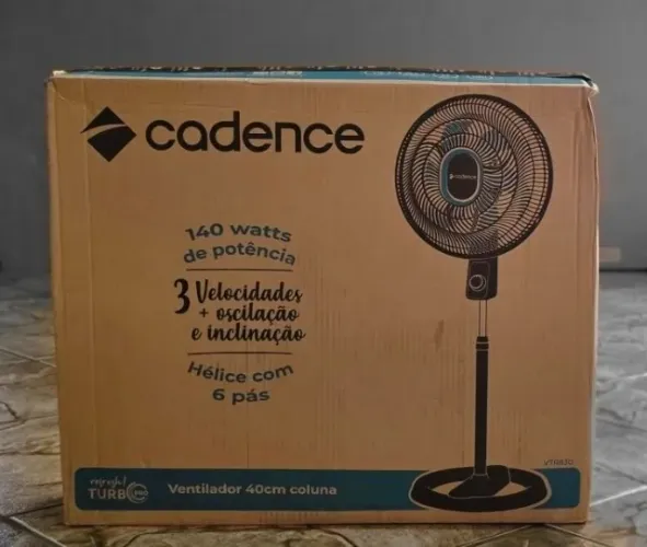 Ventilador Coluna Cadence Refresh Turbo 140w 110v