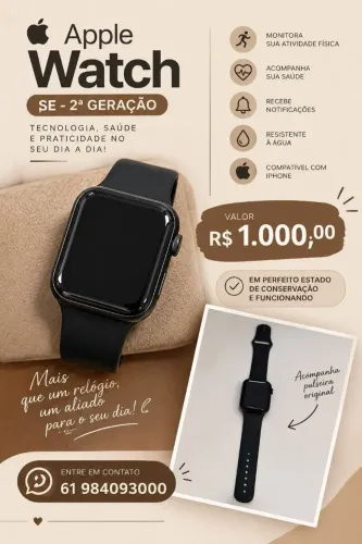Vendo Apple watch SE  44 mm GPS 
