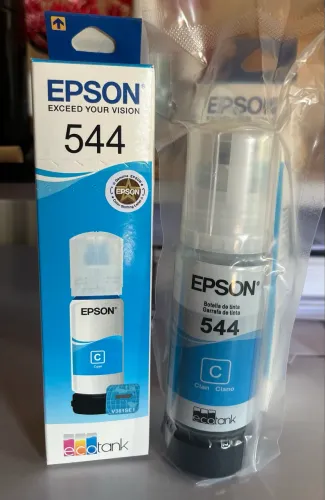 Tinta de impressora para Epson 544 ciano compatível 