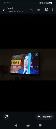 Tv televisao 55 pol (com risco na tela)