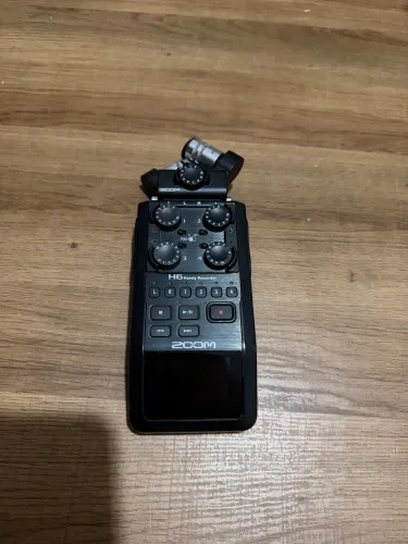 Gravador de áudio zoom h6